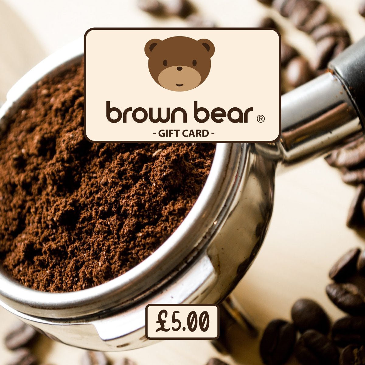 £5.00 Gift Card - Brown Bear Coffee