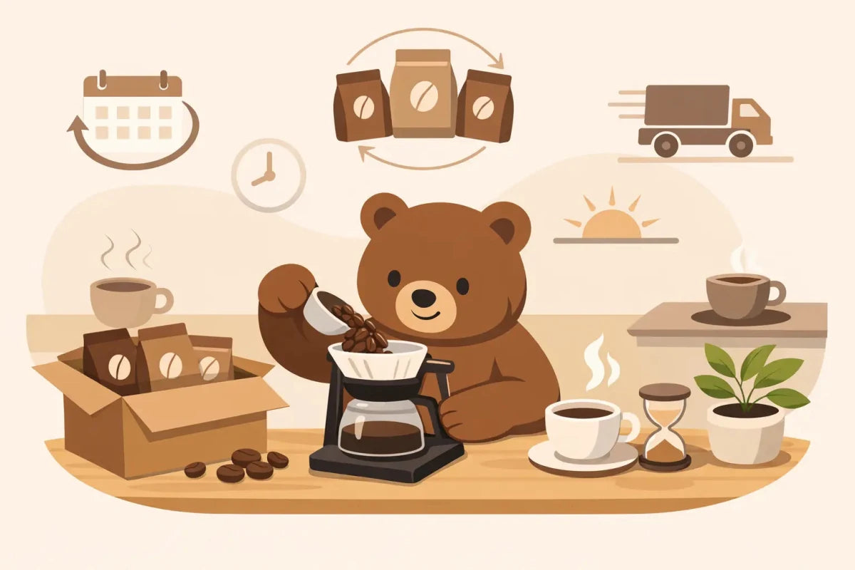 Coffee Bean Subscription Made for Your Routine - Brown Bear Coffee