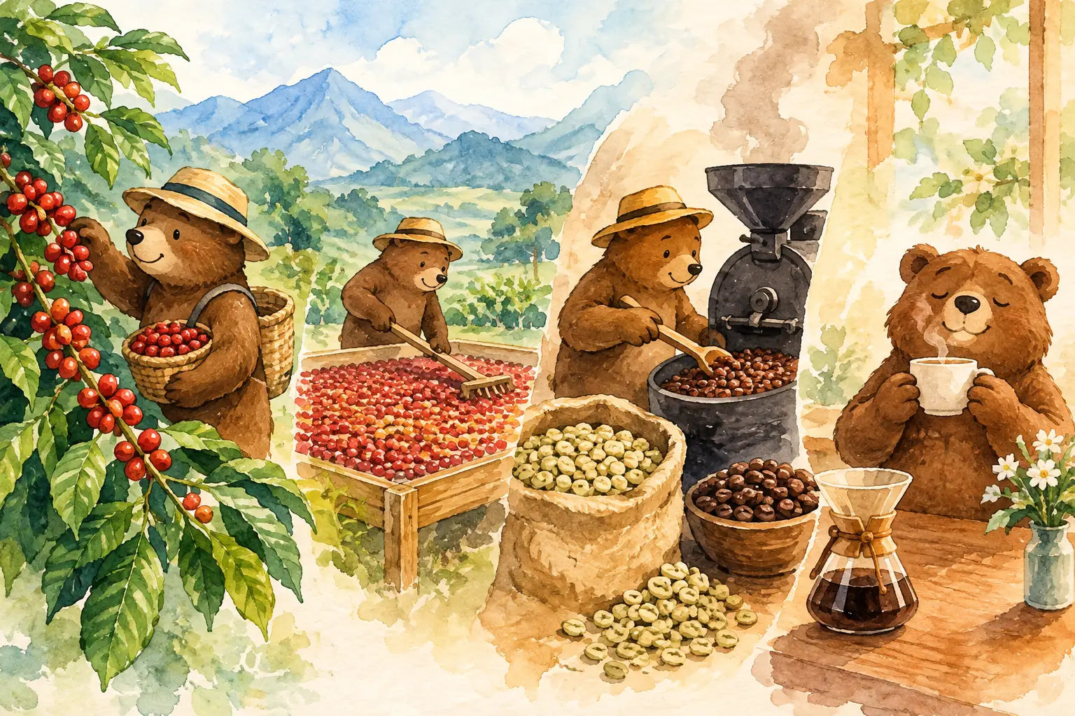 A Brief History of Coffee From Cherry to Cup