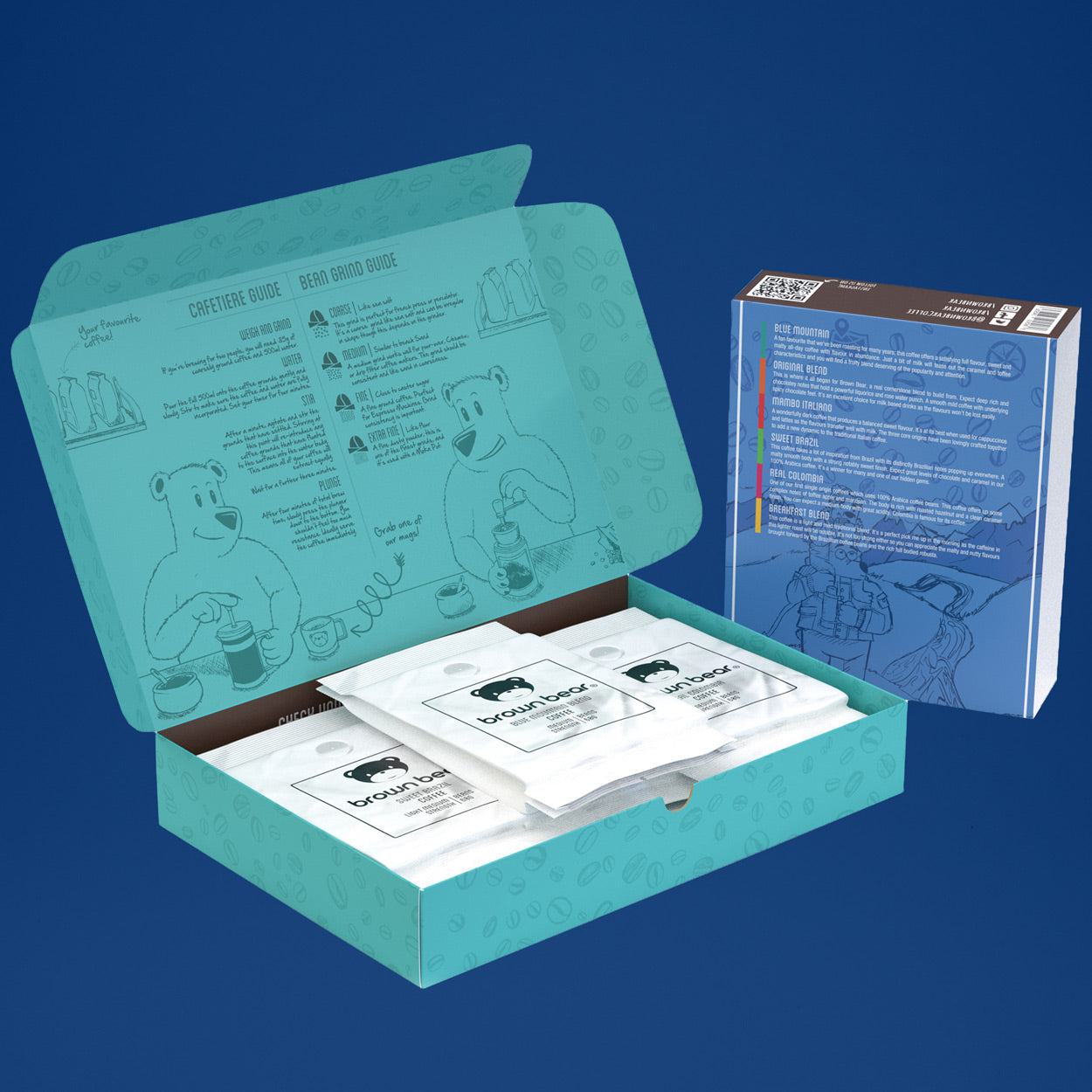 Happy Birthday Coffee Gift Box - 6 Coffees In one Box