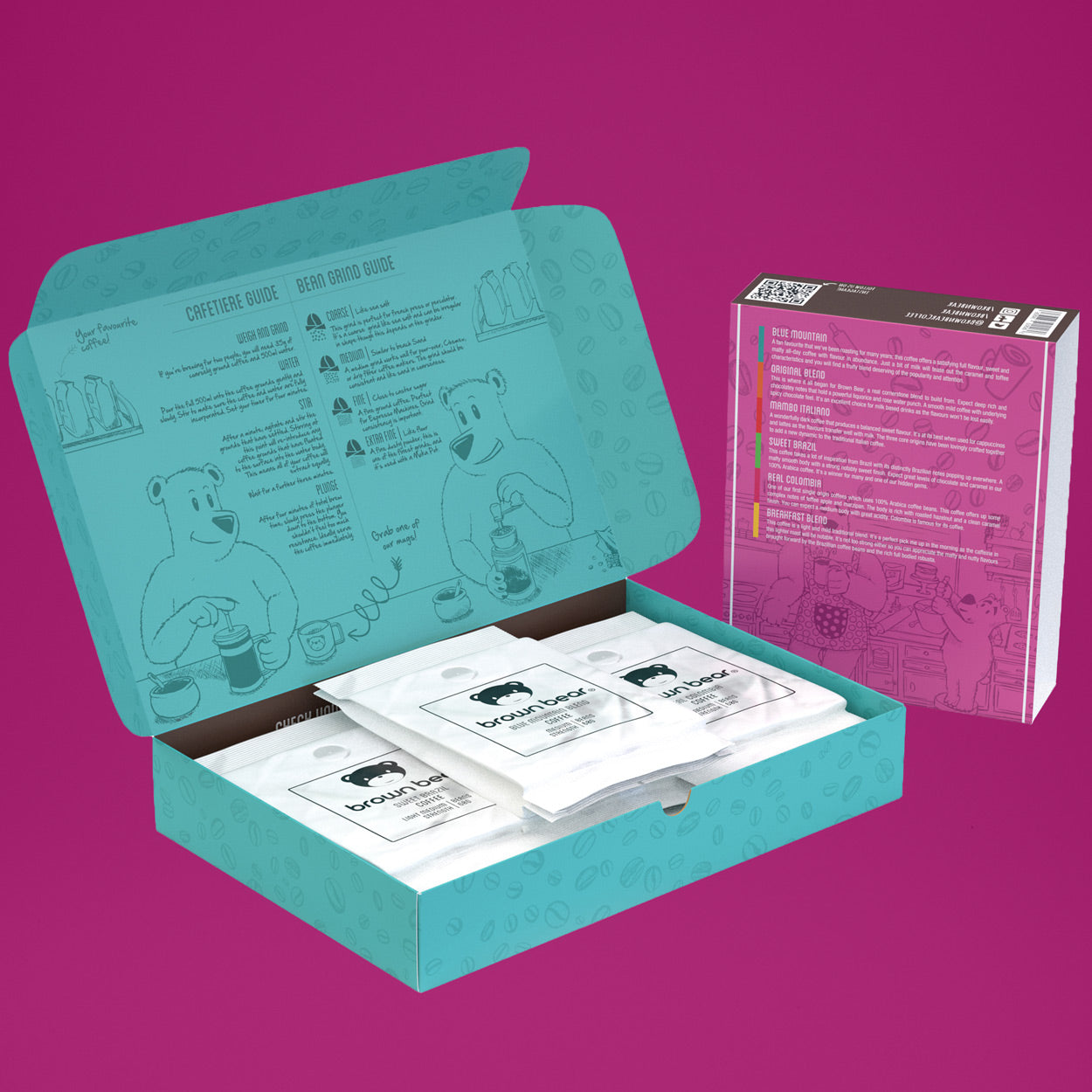 Happy Birthday Coffee Gift Box - 6 Coffees In one Box