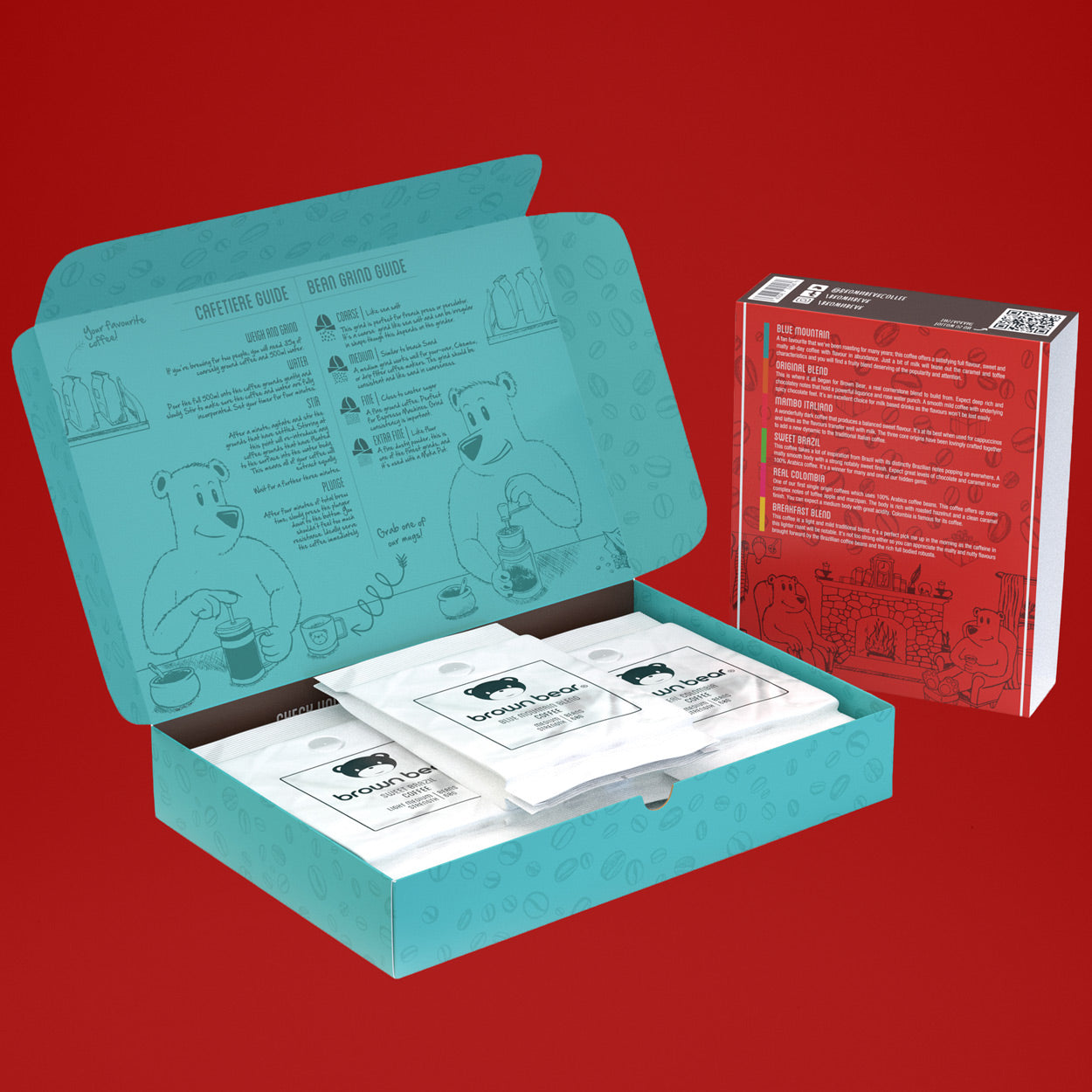 Happy Birthday Coffee Gift Box - 6 Coffees In one Box