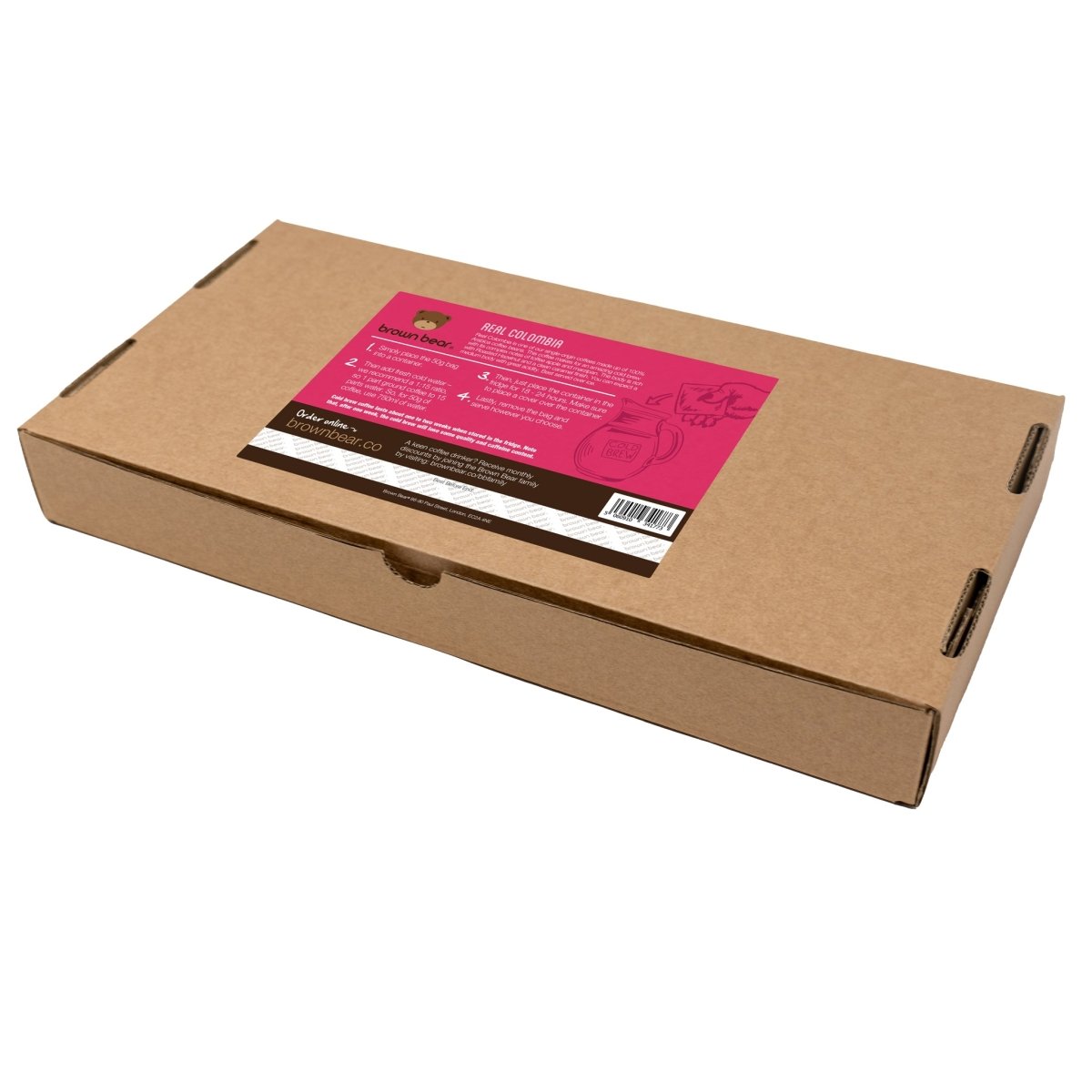 Cold Brew Coffee 10x50g | Real Colombian - Brown Bear Coffee