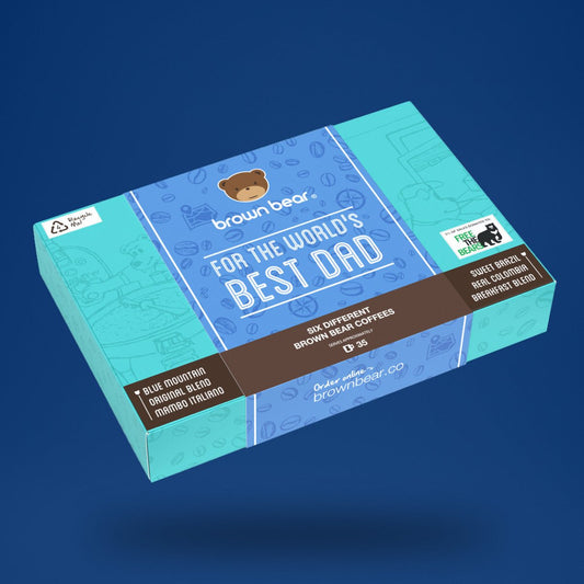 Happy Birthday Coffee Gift Box - 6 Coffees In one Box - Brown Bear Coffee
