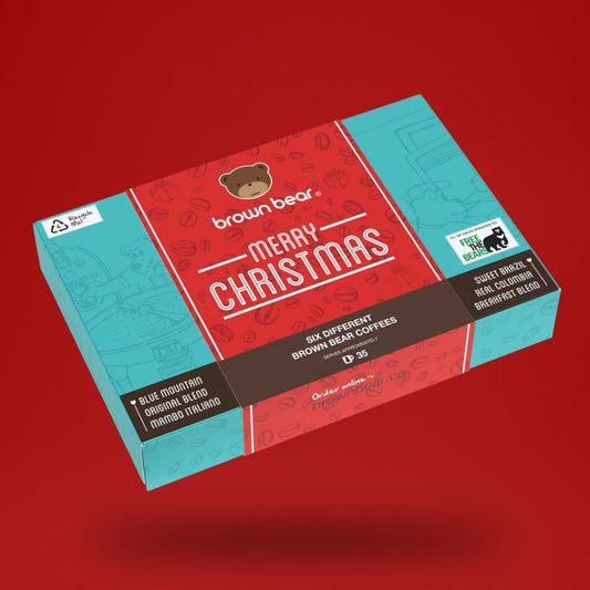 Happy Birthday Coffee Gift Box - 6 Coffees In one Box - Brown Bear Coffee