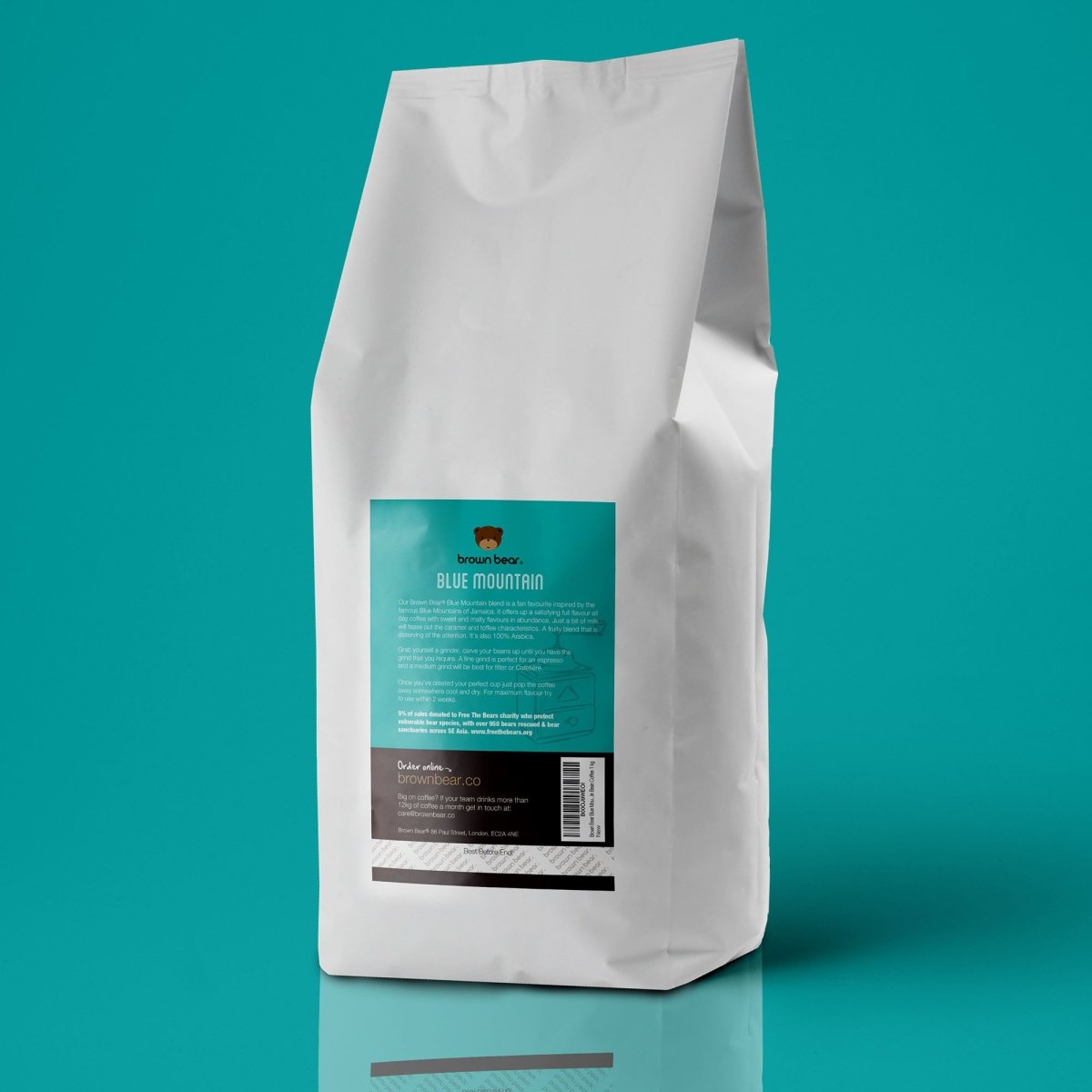 Blue Mountain Coffee, Strength 3, Medium Roast - Brown Bear Coffee