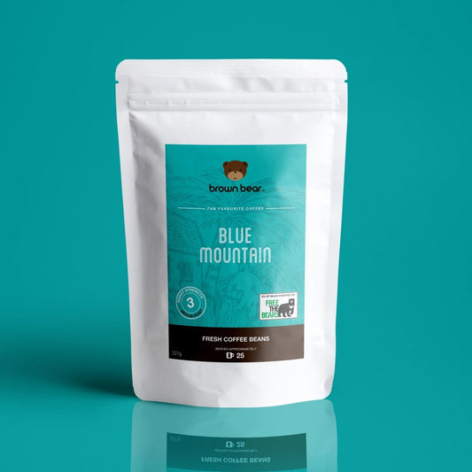 Blue Mountain Coffee, Strength 3, Medium Roast - Brown Bear Coffee