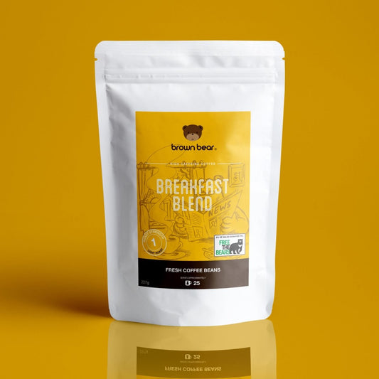 Breakfast Blend Coffee, Strength 1, Light Roast - Brown Bear Coffee