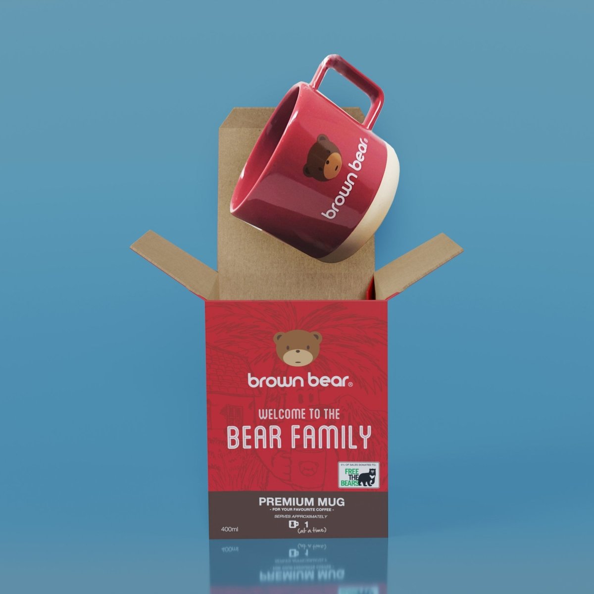 Brown Bear Family Mug | Join the Bear Family - Brown Bear Coffee