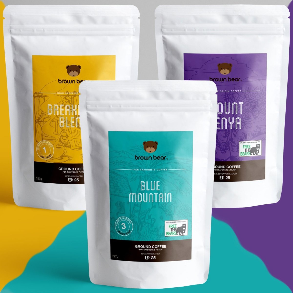 Brown Bear Light-Medium Roast Bundle - Brown Bear Coffee