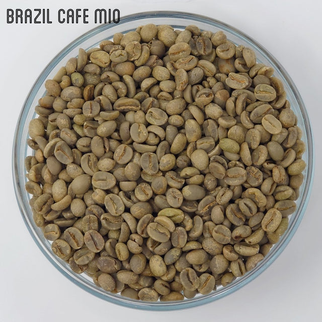Green Unroasted Coffee Beans | Brazil Cafe Mio | For the Home Roaster, 1kg - Brown Bear Coffee