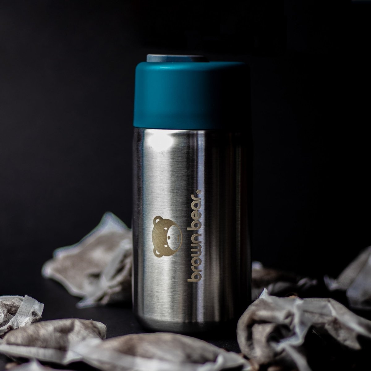 Premium Travel Mug - Brown Bear Coffee